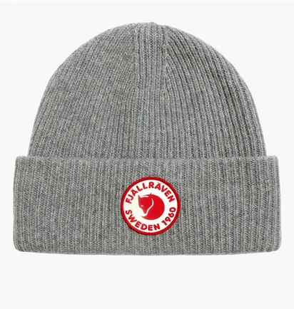Шапка унисекс Fjallraven 1960 Logo Grey 78142.020