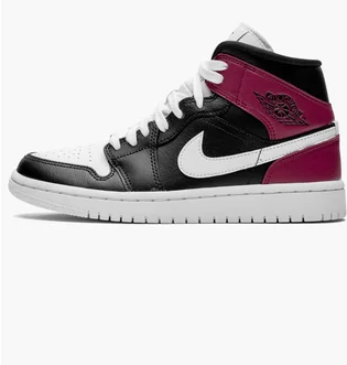 Кроссовки женские Air Jordan Wmns 1 Mid Black BQ6472-016