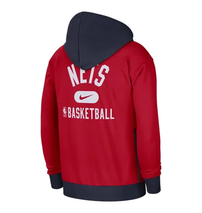 Толстовка мужская Nike Brooklyn Nets Courtside Red DB2180-657