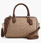 Сумка женская COACH Rowan Satchel Bag In Signature Canvas Brown/Beige CV961