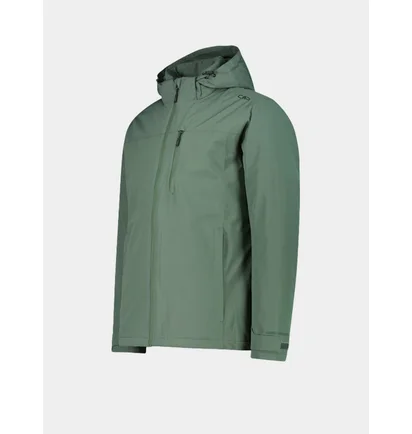 Куртка мужская CMP Zip Hood Feel Warm Green 35Z1537-F762