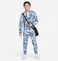 Толстовка детская Nike Tech Fleece Camo/Blue FN9118-493