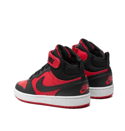 Кросівки дитячі Nike Court Borough Mid 2 Black/Red CD7782-602