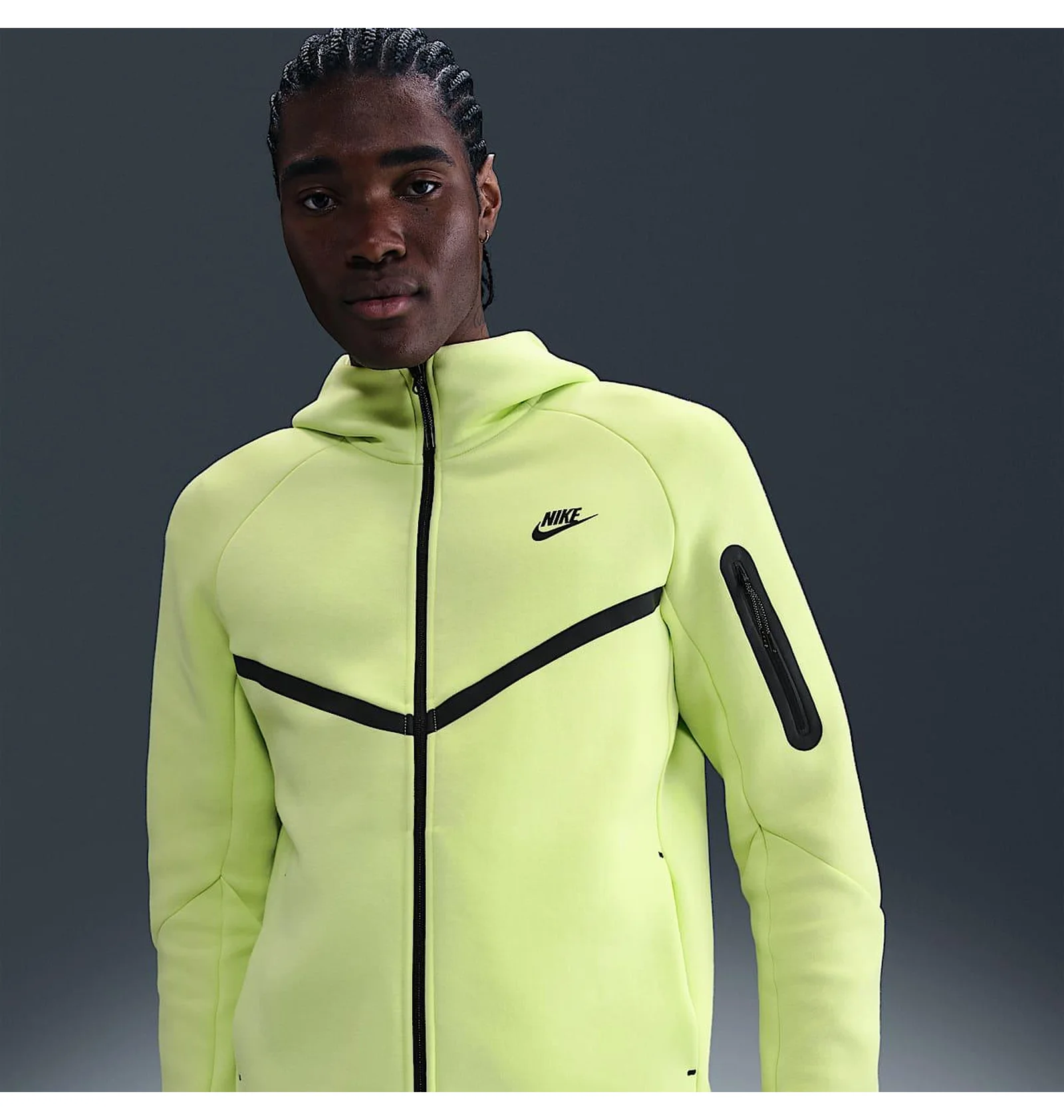 ᐉ Толстовка мужская Nike Tech Fleece Fz Wr Yellow HV0949-736
