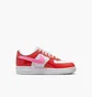 Кроссовки детские Nike Air Force 1 Lv8 1 (Ps) White/Red FD1032-600