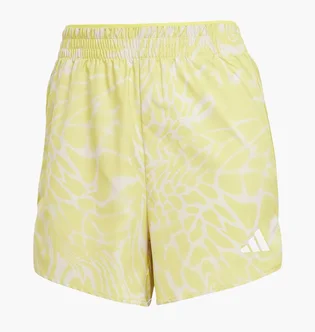 Шорты женские Adidas Train Essentials Allover Yellow JE8689