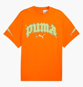 Футболка чоловіча Puma Hoops X Rick And Morty Orange 633098-01
