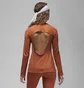 Кофта женская Air Jordan Sport Long-Sleeve Top Brown FN5113-209