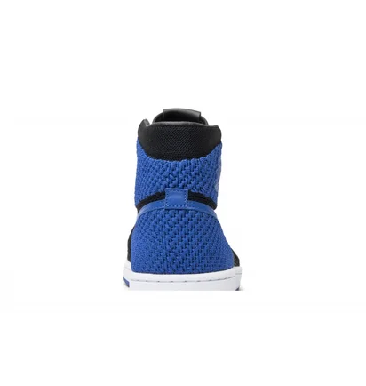 Кроссовки мужские Air Jordan 1 Retro High Og Flyknit Black/Blue 919704-006