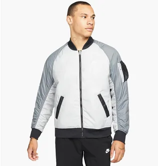 Куртка мужская Nike Down Filled Reversible Bomber Jacket White/Grey DM6811-077