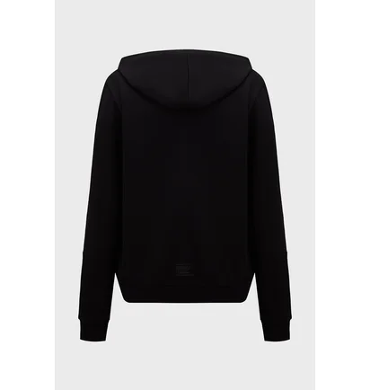 Толстовка чоловіча Arena Brushed Hooded F/Z Jacket Black 007686-500