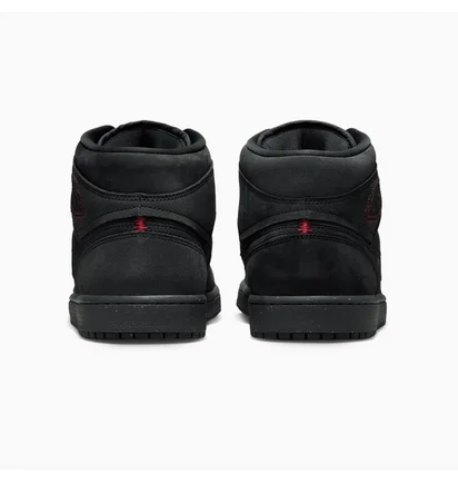 Кроссовки мужские Air Jordan 1 Mid Se Craft Monochrome Black FD8634-001