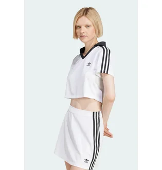 Поло женское Adidas Adicolor Football White JD2608