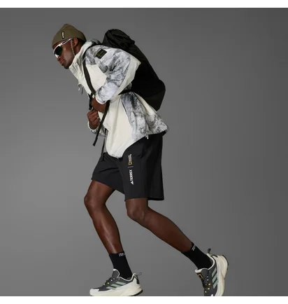 Куртка мужская Adidas Nat Geo Wind.Rdy White/Grey JD5838