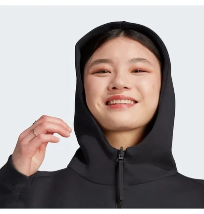 Толстовка жіноча Adidas Z.N.E. Full-Zip Black IN5128