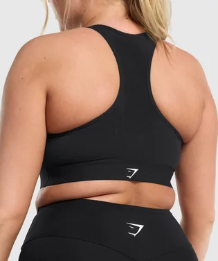 Топ жіночий Gymshark Lightweight High Support Sports Bra Black B1A6B-BBBB