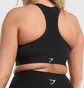 Топ жіночий Gymshark Lightweight High Support Sports Bra Black B1A6B-BBBB