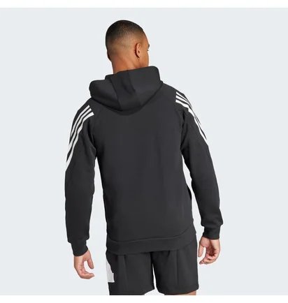 Толстовка мужская Adidas Future Icons 3-Stripes Full Zip Hoodie Black IR9159