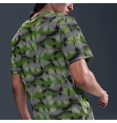 Футболка чоловіча Nike Festival Miler Green/Grey IM2082-010