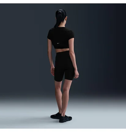 Топ женский Nike Tight Cropped Mini-Rib 2-In-1 Top Black HJ1299-010