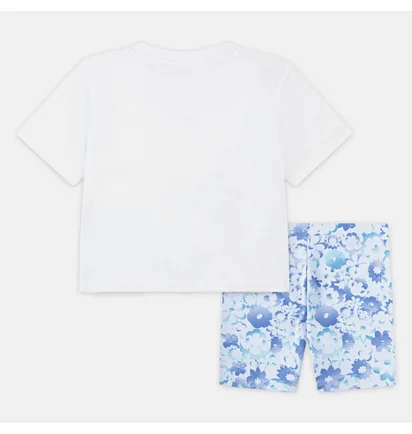 Спортивный костюм детский Nike Floral All Over Printed Suit White 36M848-U5M