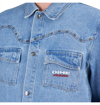 Джинсовка унисекс Dime Denim Western Jacket Blue DIME23D1F3BLU