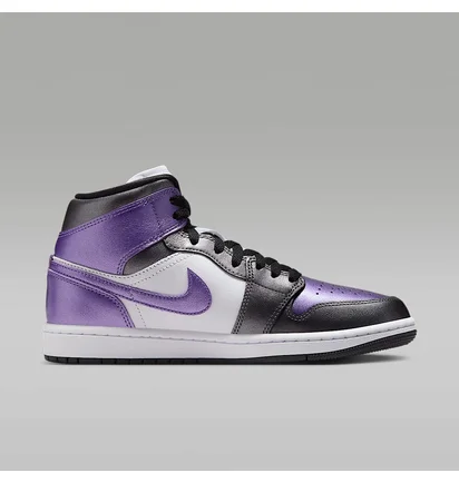 Кроссовки женские Air Jordan 1 Mid Se Violet/White HJ5911-105