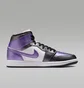 Кроссовки женские Air Jordan 1 Mid Se Violet/White HJ5911-105