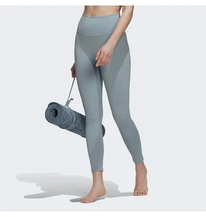 Лосины женские Adidas Yoga Studio 7/8 Tights Blue Hc6639