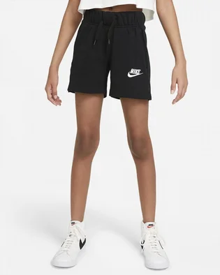 Шорты детские Nike Big Kids (Girls) French Terry Shorts Black Da1405-010