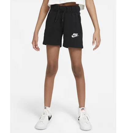 Шорты детские Nike Big Kids (Girls) French Terry Shorts Black Da1405-010