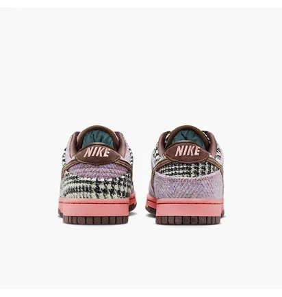 Кроссовки женские Nike Dunk Low X Harris Tweed Violet/Brown HQ5036-902