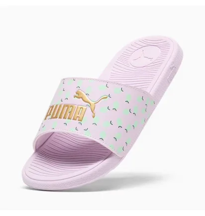 Тапочки детские Puma Cool Cat 2.0 Lemon Slides Violet 395657-01