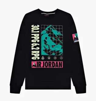 Світшот чоловічий Air Jordan Winter Utility MenS Fleece Crew Black CT3491-010