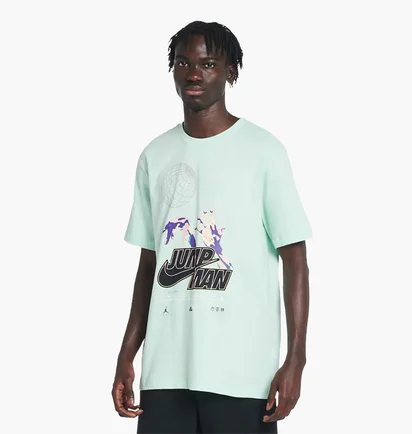 Футболка мужская Air Jordan Jumpman Crew Tee Light Blue Dm1452-379