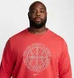 Свитшот мужской Nike Standard Issue MenS Dri-Fit Basketball Crew-Neck Sweatshirt Red FZ0682-657