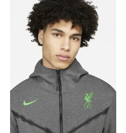 Ветровка мужская Nike Liverpool F.C. Tech Fleece Windrunner Grey DV4825-071