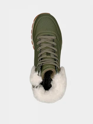 Ботинки женские Skechers Uno Rugged - Fall Air Olive 167274-OLV