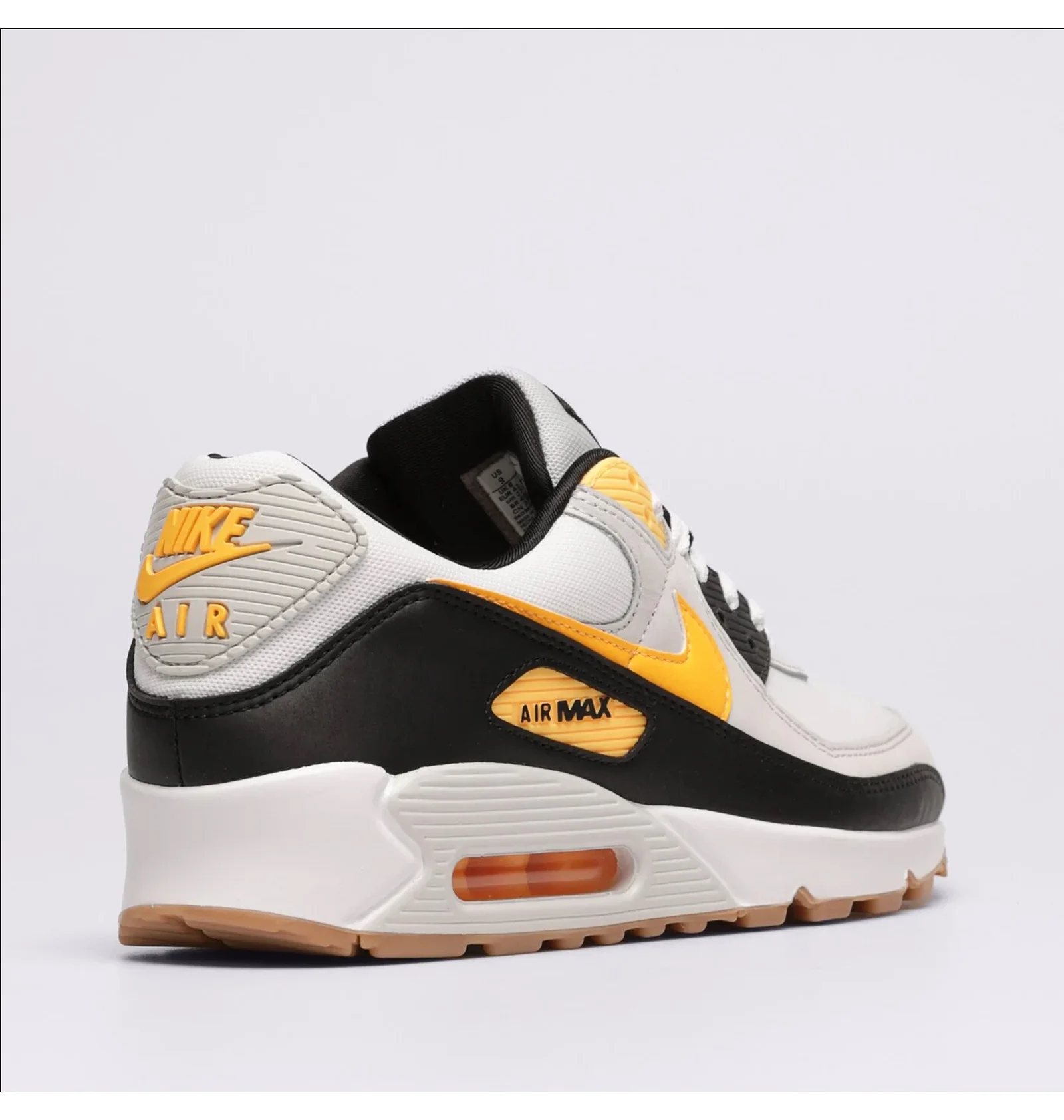 【即決】Nike Air Max 90 ホワイト/ブラック/イエロー28cm ᐉ Кроссовки мужские Nike Air Max 90 Grey FB9658-101 - купить в