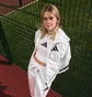 Куртка жіноча Adidas Z.N.E. Full-Zip Hoodie White JE7849