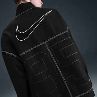 Куртка жіноча Nike Sportswear WomenS Oversized Graphic Cargo Jacket Black/White IB2037-010