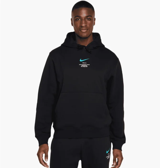 ᐉ Худи мужское Nike Swoosh Nsw Black IB6480-011 - купить в