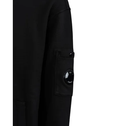 Худи мужское C.P. Company Diagonal Black 20CMSS037A-110044G-999