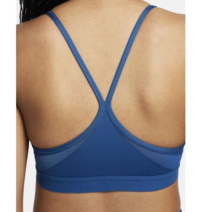 Топ женский Nike Padded V-Neck Sports Bra Blue CZ4456-477
