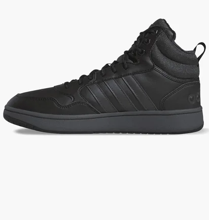 Кросівки чоловічі Adidas Hoops 3.0 Mid Winterized Black GW6421