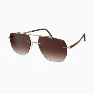 Солнцезащитные очки Silhouette Brown/Gold 8746-7620