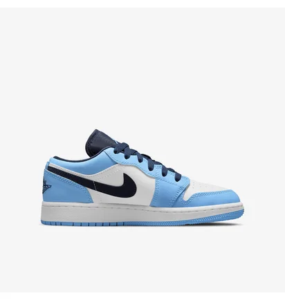 Кросівки дитячі Air Jordan 1 Low Light Blue/White 553560-144