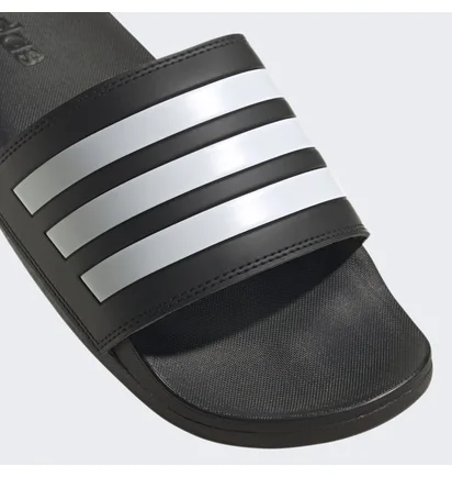 Тапочки унисекс Adidas Adilette Comfort Slides Black/White Gz5891