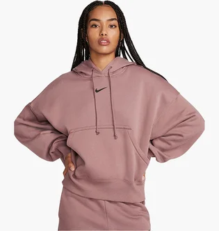 Худи женское Nike Sportswear Phoenix Fleece Over-Oversized Pullover Hoodie Bordo DQ5858-208