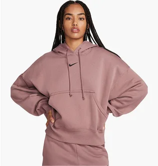 Худи женское Nike Sportswear Phoenix Fleece Over-Oversized Pullover Hoodie Bordo DQ5858-208